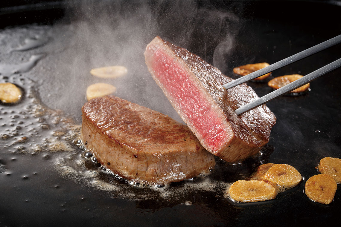grilled wagyu steak